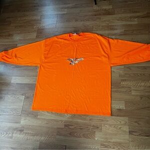 Gildan Bright Orange Long Sleeve Tee